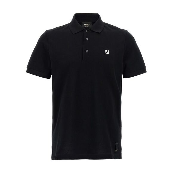 Fendi Other - Fendi Men's Ff Metallic Logo Polo Shirt